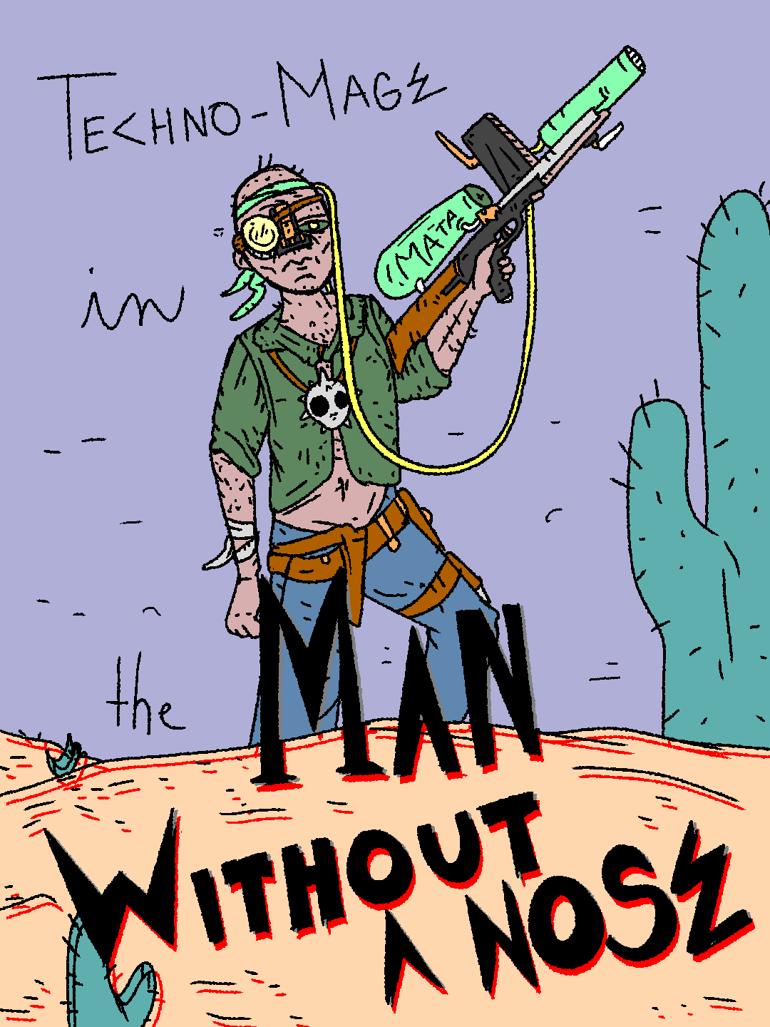 man-without-a-nose