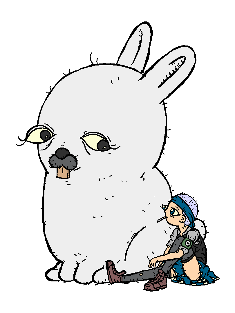 Cirno and large Glenda