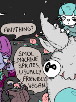 fosschild and penguin: uxn