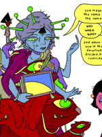 annoyed deity